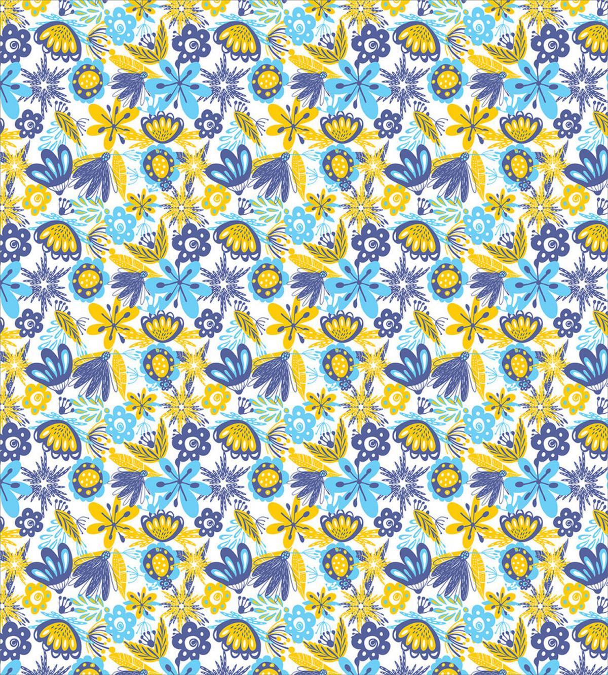 Chrysanthemum and Butterfly — Pattern