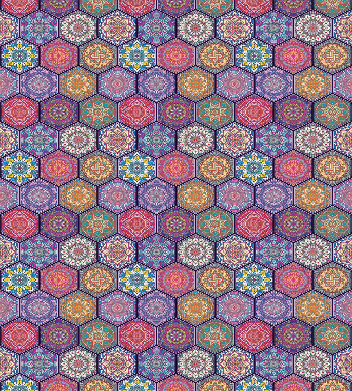 Oriental Hexagon Motif — Pattern