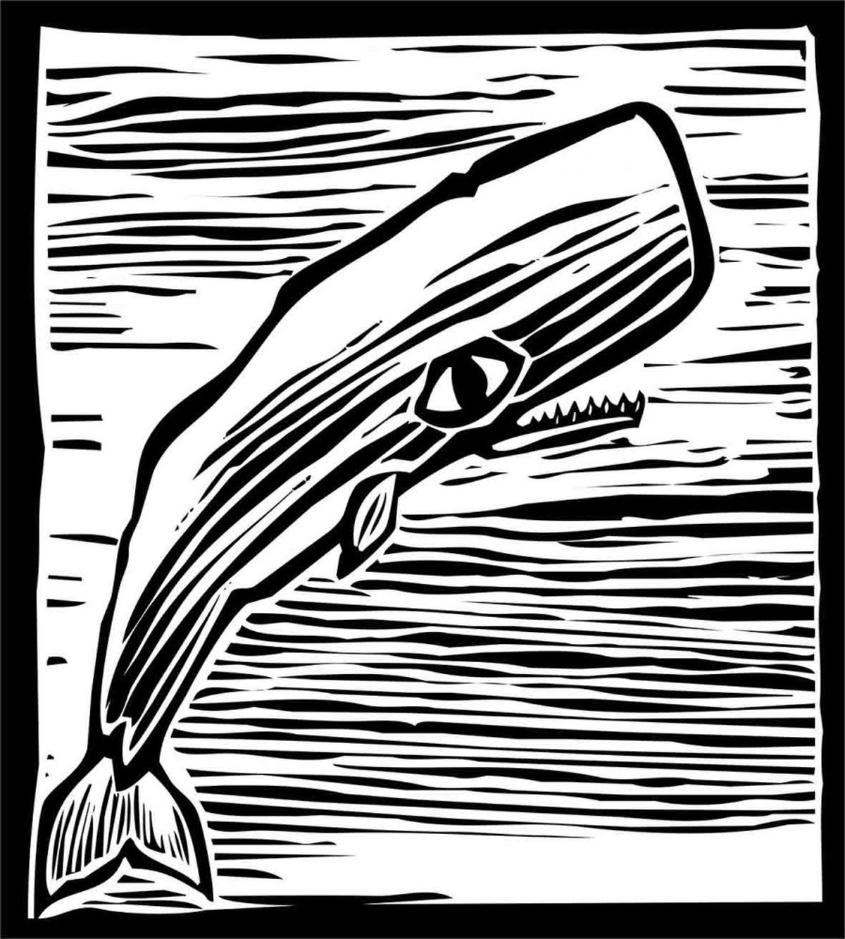 Vintage Stripy Sea Fish — Pattern