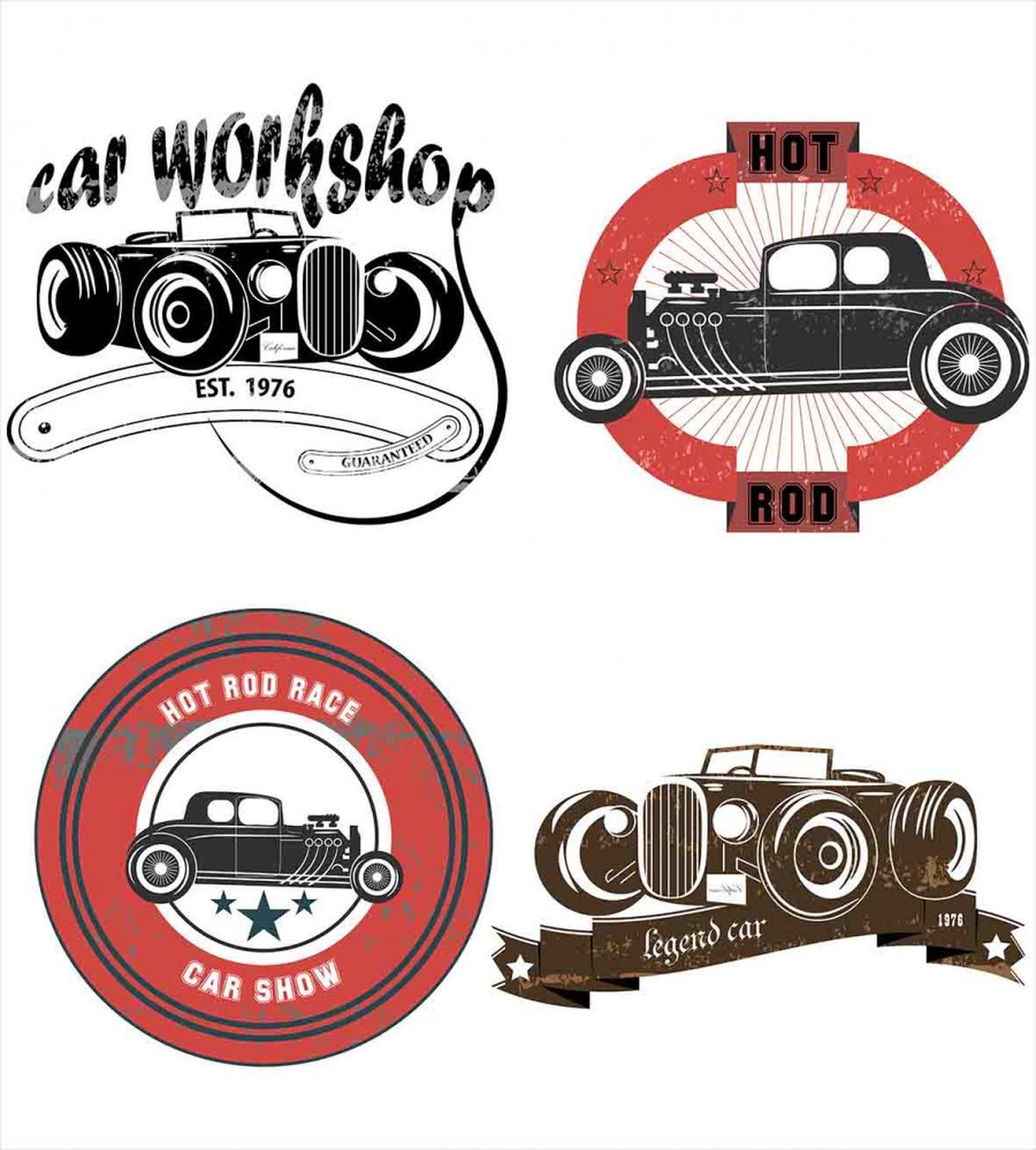 Retro Cars Pop Art — Pattern