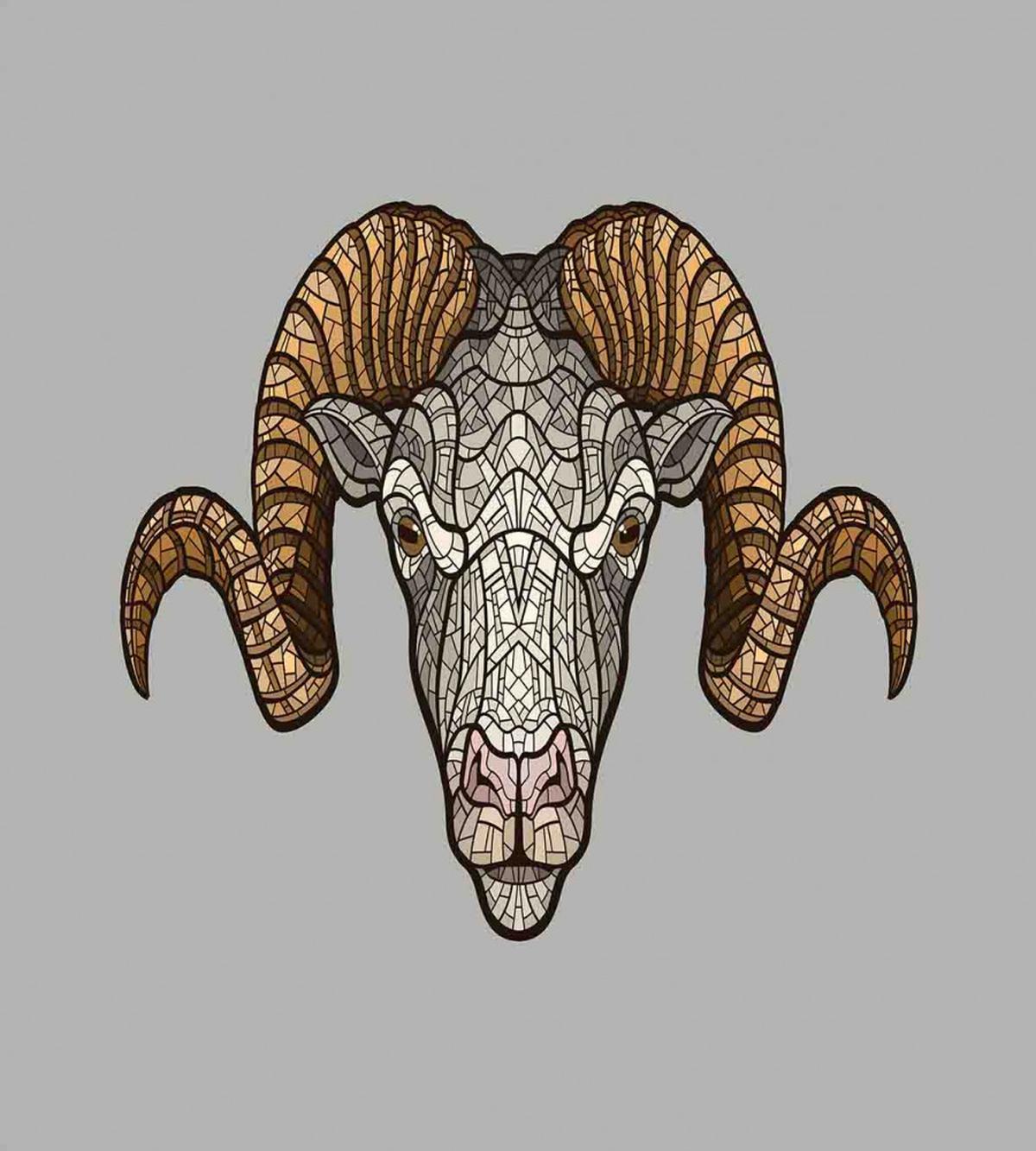 Ram Horns — Pattern