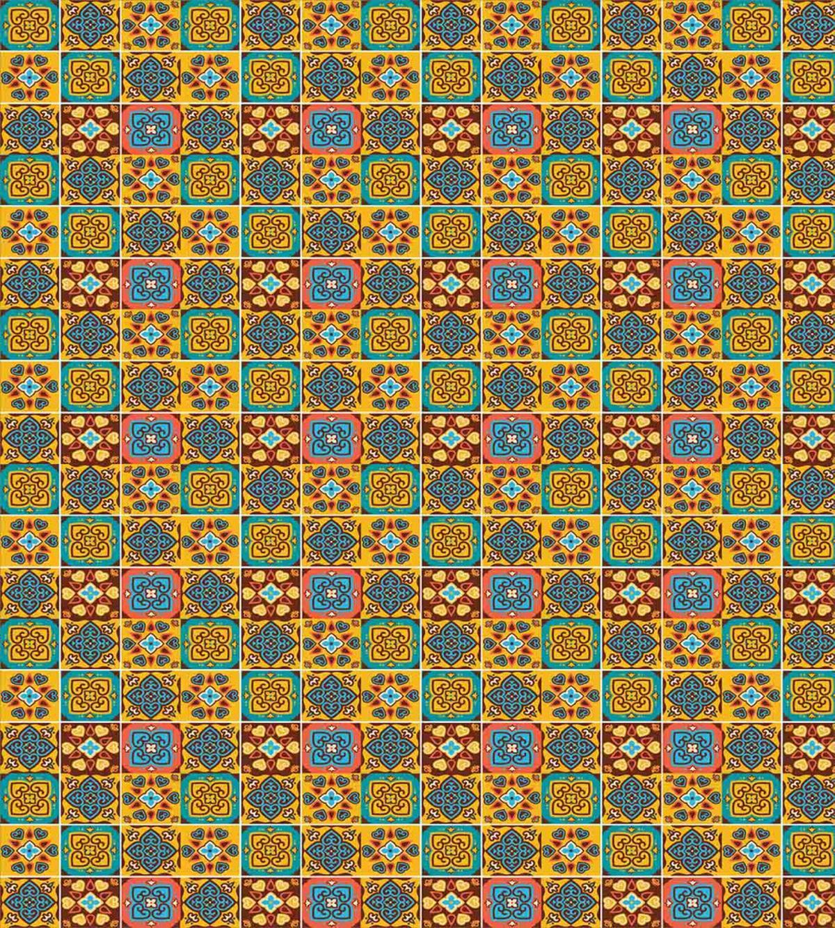 Azulejo Tile Mosaic — Pattern