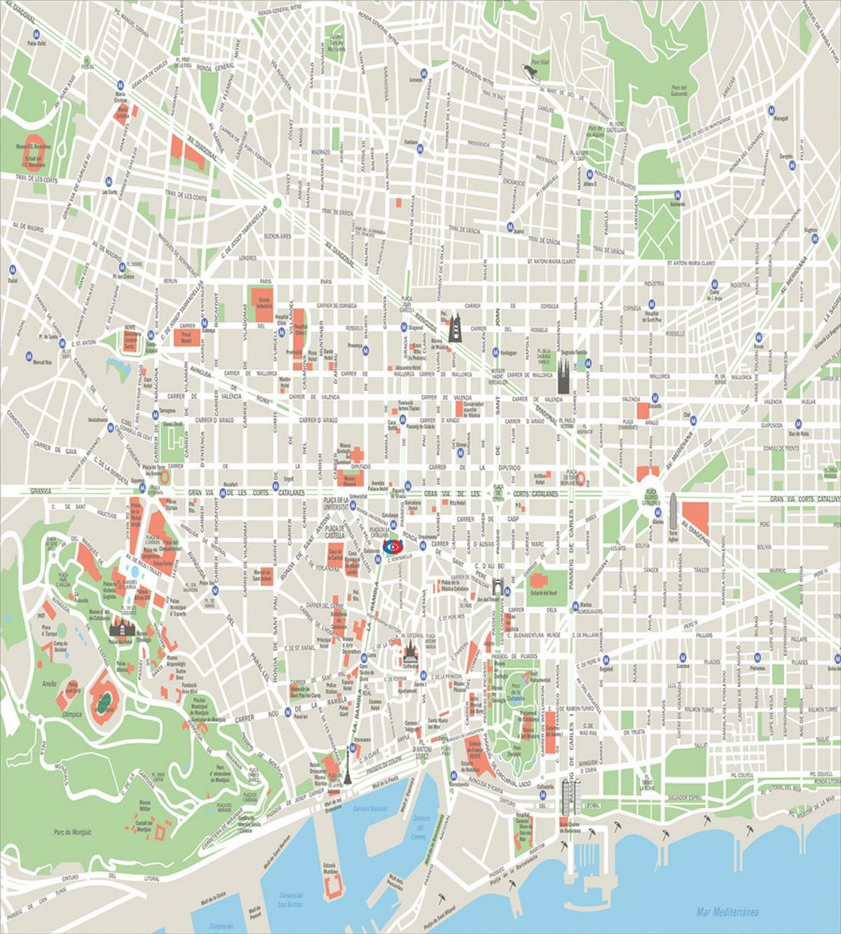 Barcelona Streets Parks — Pattern