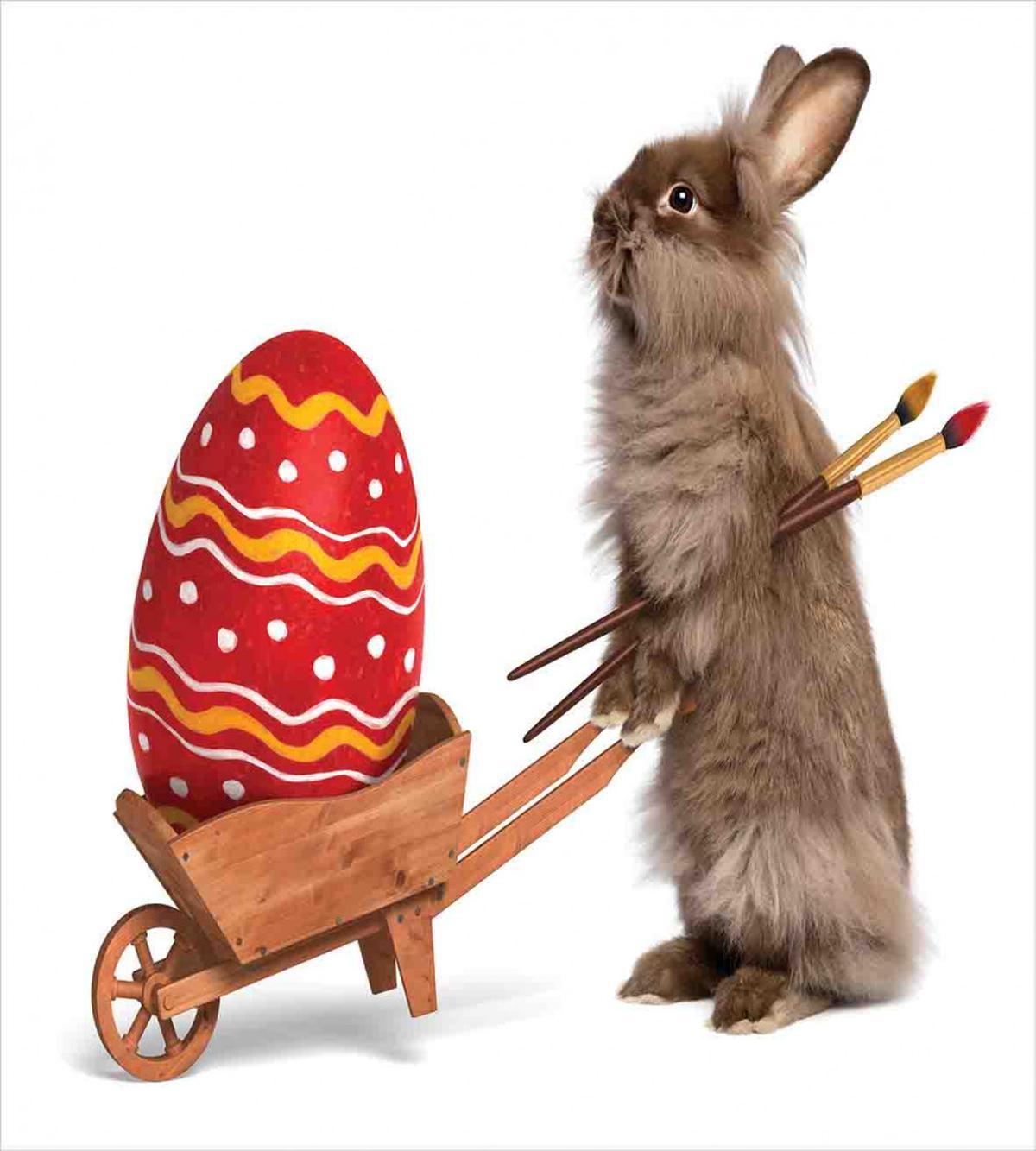 Easter Rabbit Brushes — Pattern