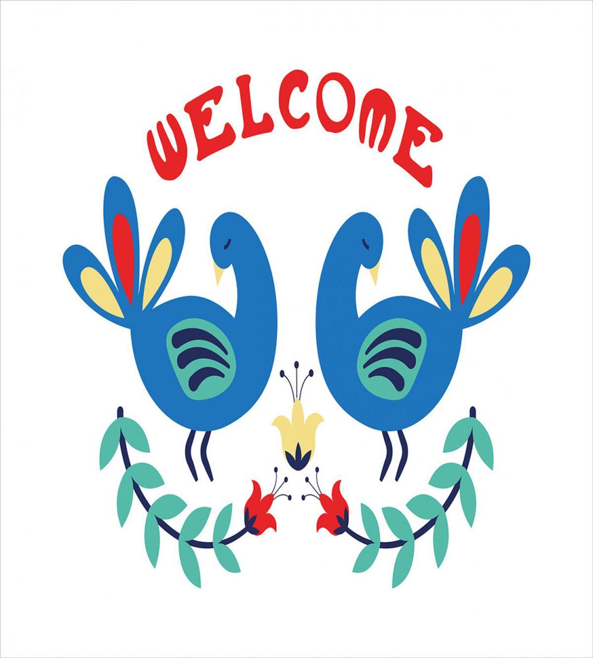 Ornamental Welcome — Pattern