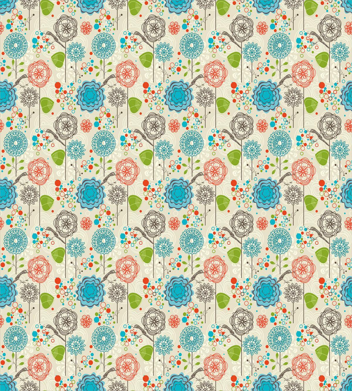 Retro Doodle Cheerful — Pattern