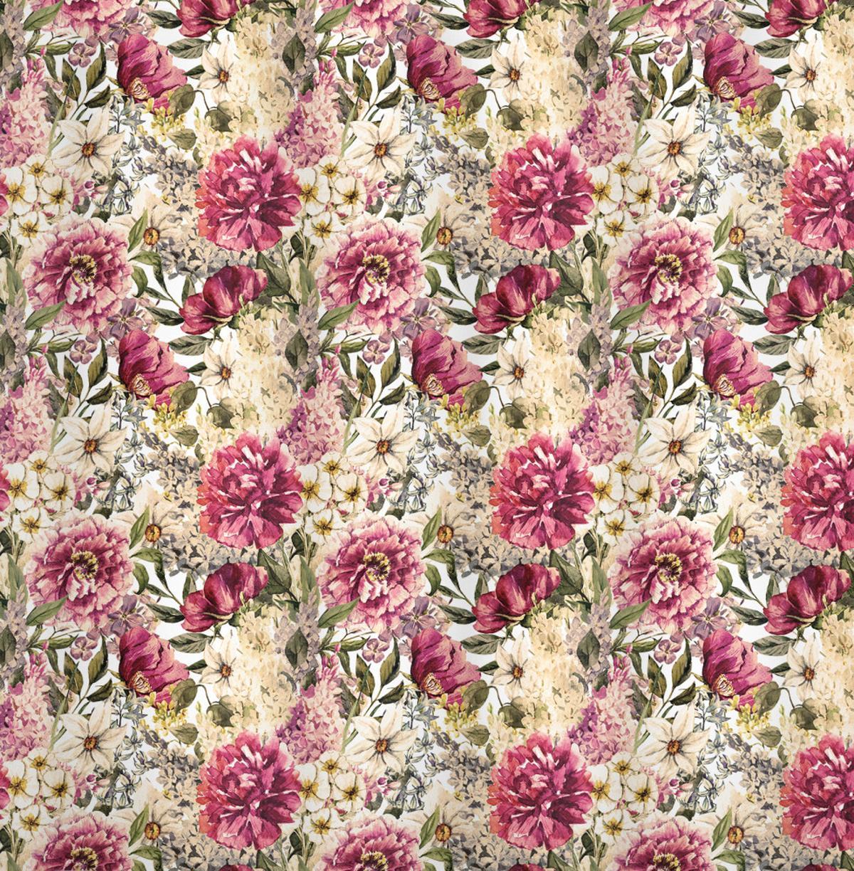 Watercolor Flower Bouquets — Pattern
