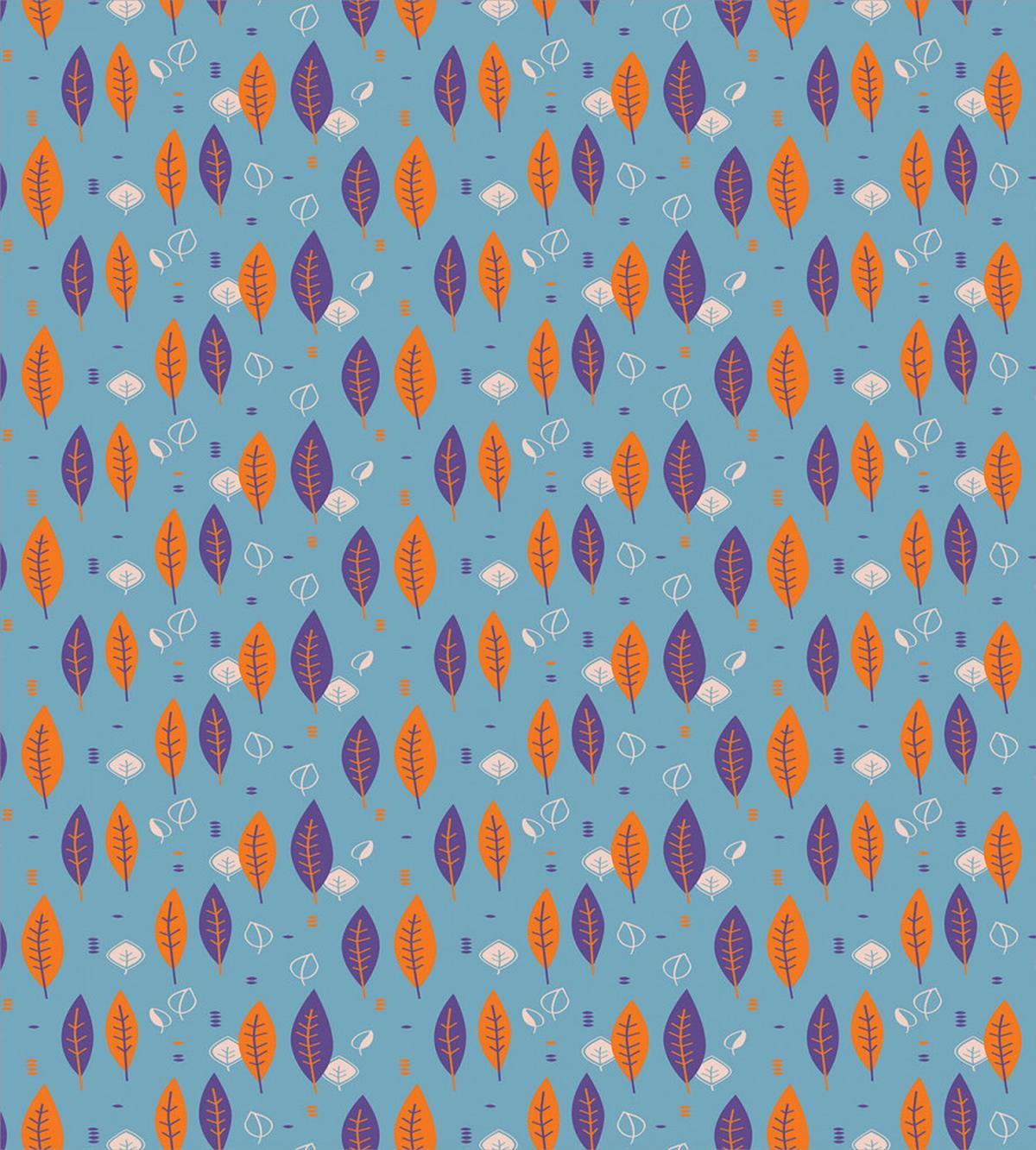 Doodle Leaves Nature Eco — Pattern