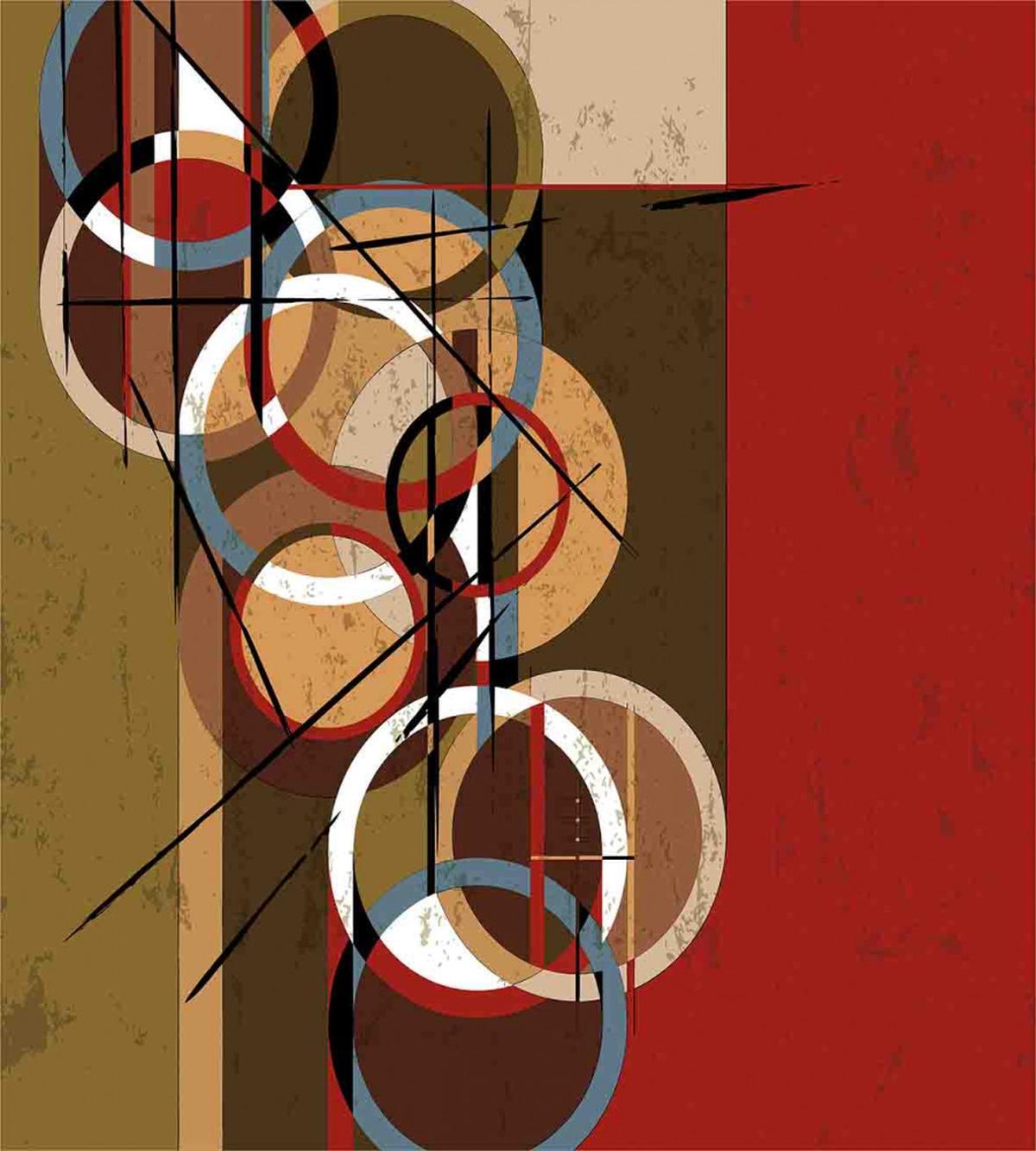 Retro Grunge Surreal Art — Pattern