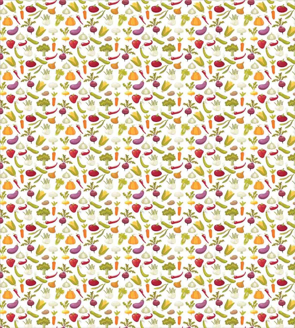 Vegetable Cartoon Pepper — Pattern