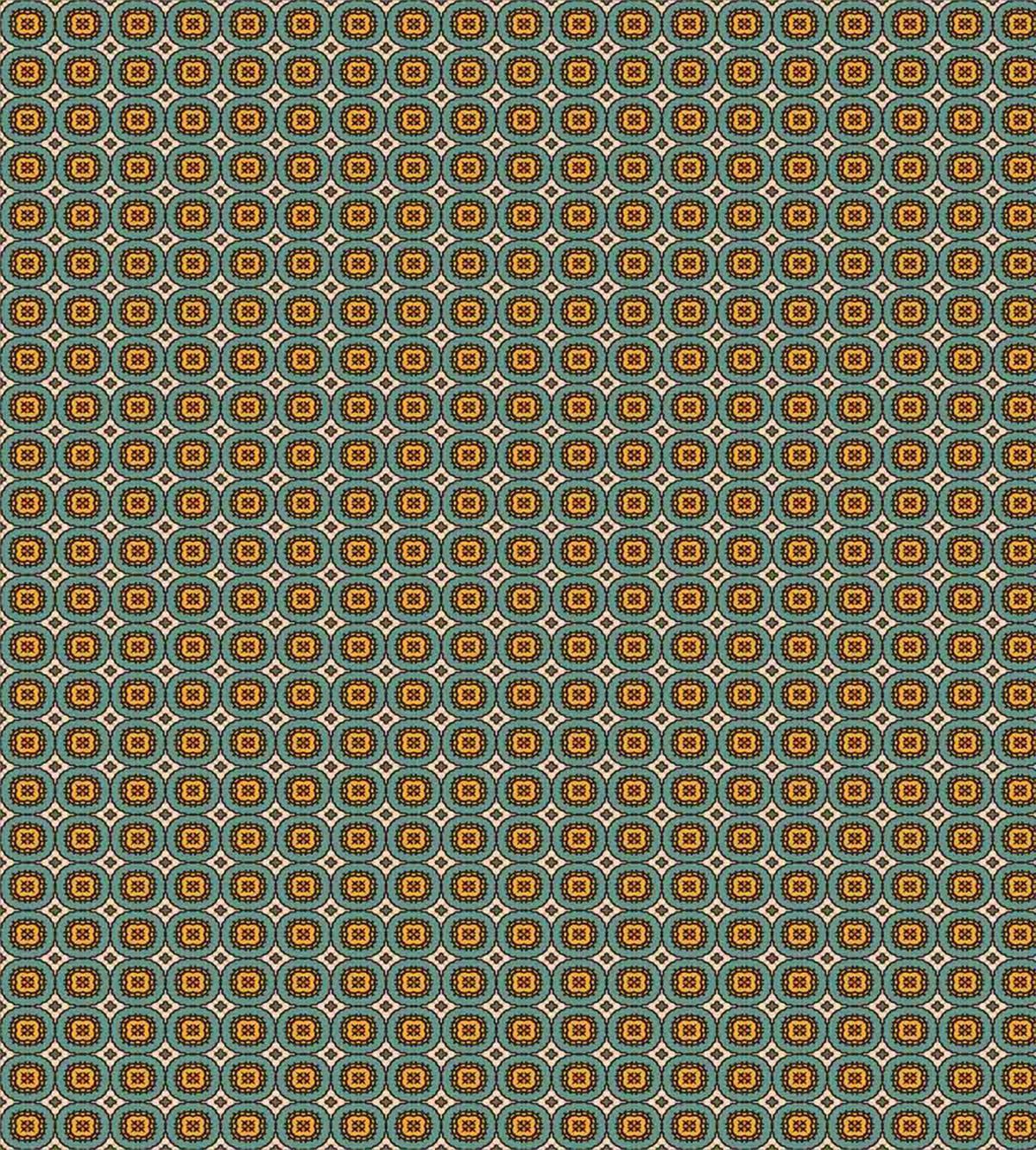 Geometric Tile Retro Style — Pattern
