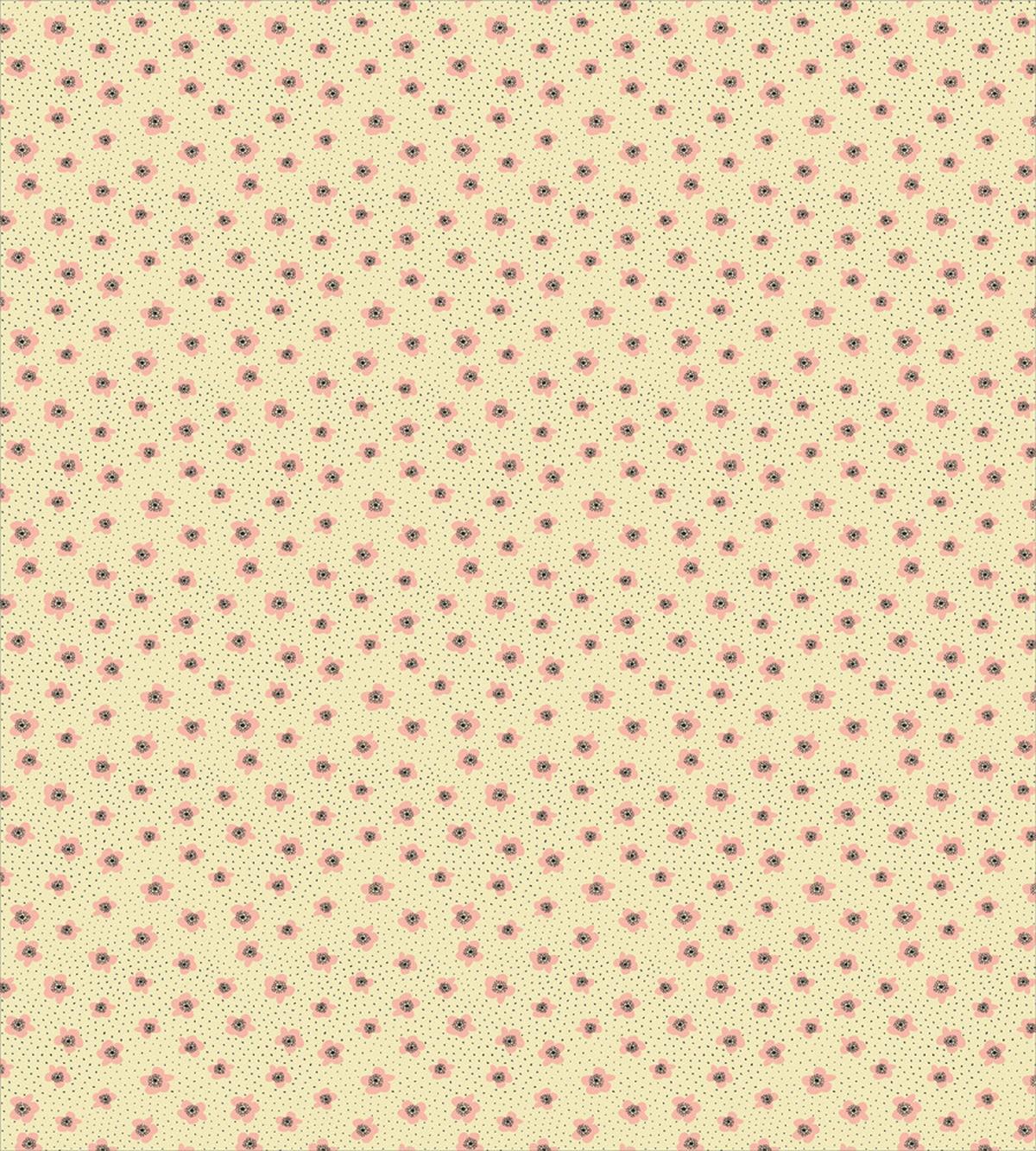 Irregular Dots and Flowers — Pattern