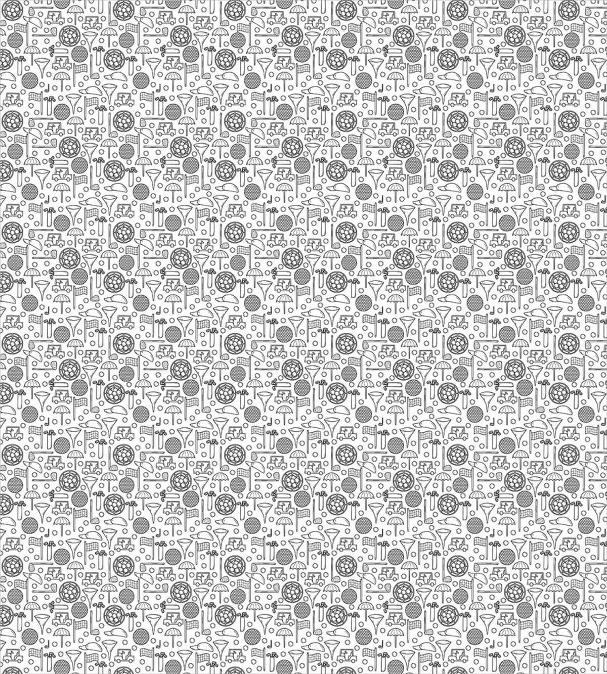 Game Equipment Doodling Art — Pattern