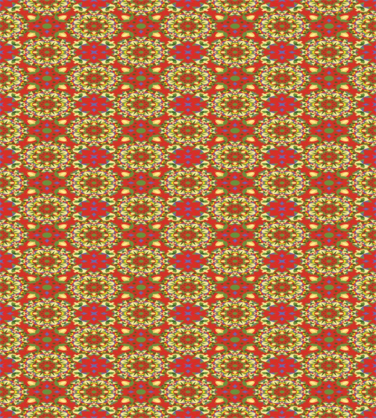 Vivid Floral Pattern — Pattern