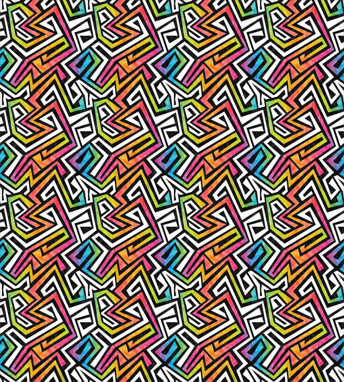 Grunge Puzzle Retro — Pattern