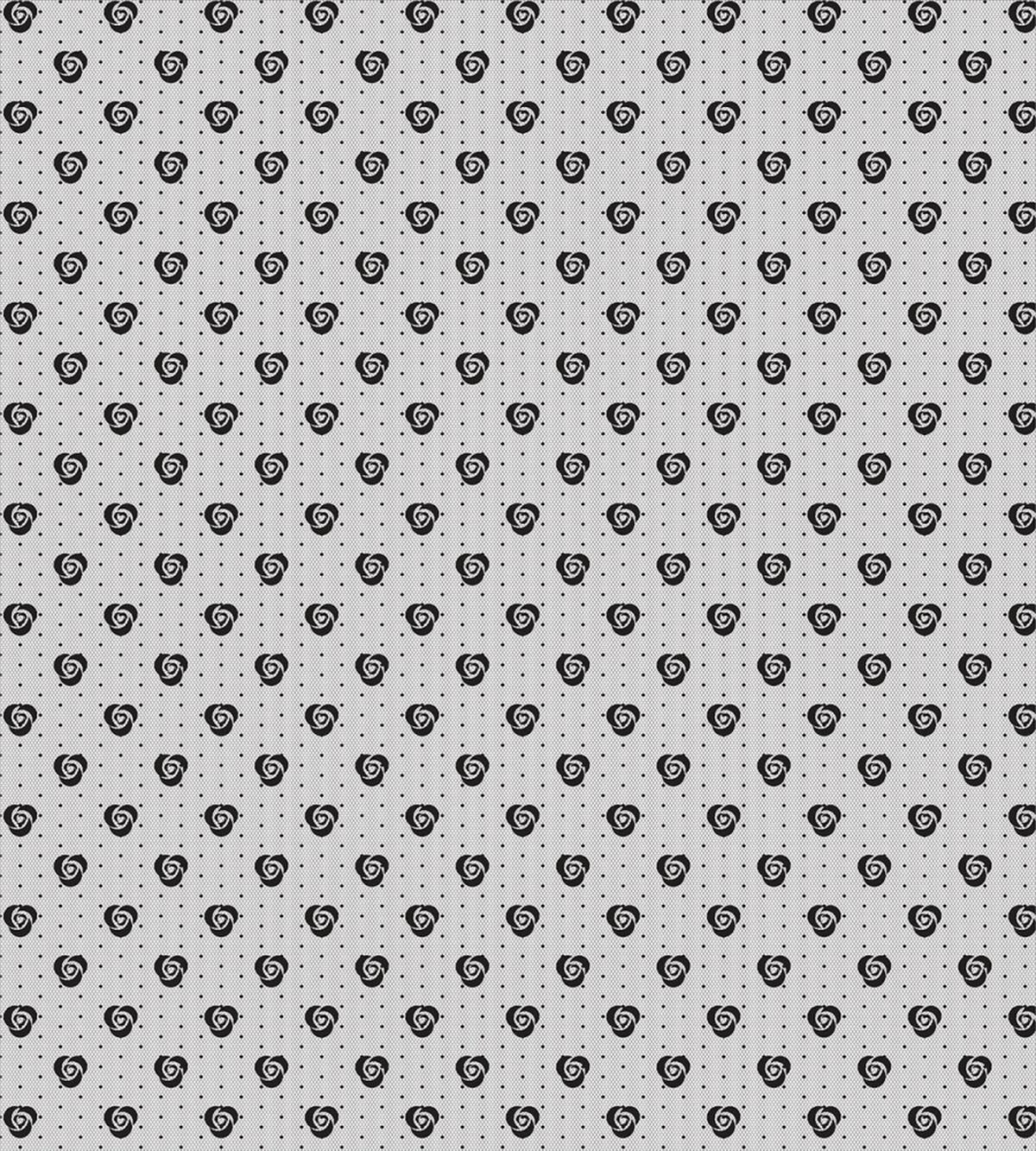 Grid Rose Flowers Motifs — Pattern