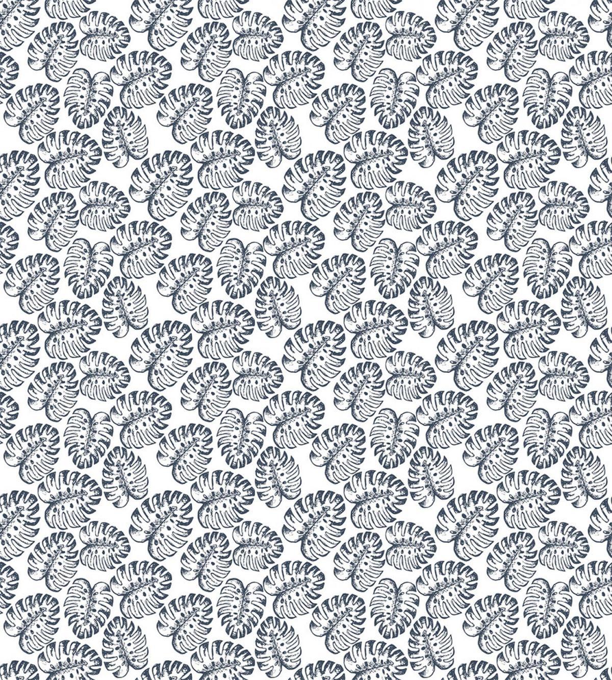 Sketchy Monstera Leaves Art — Pattern