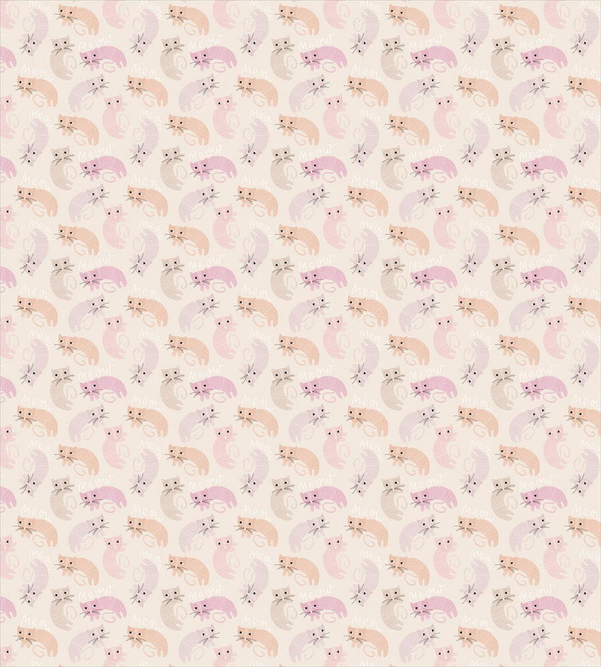 Childish Kitties Pastel Love — Pattern