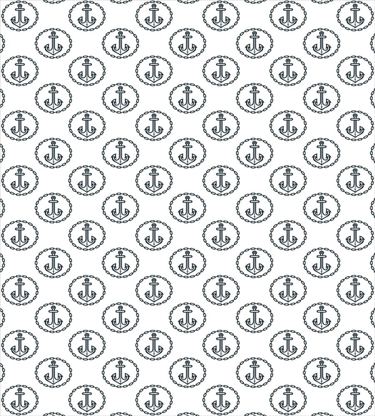 Retro Dark Ship Anchors — Pattern