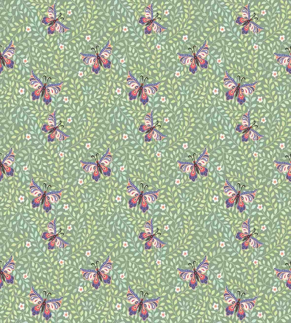 Pastel Foliage Design — Pattern