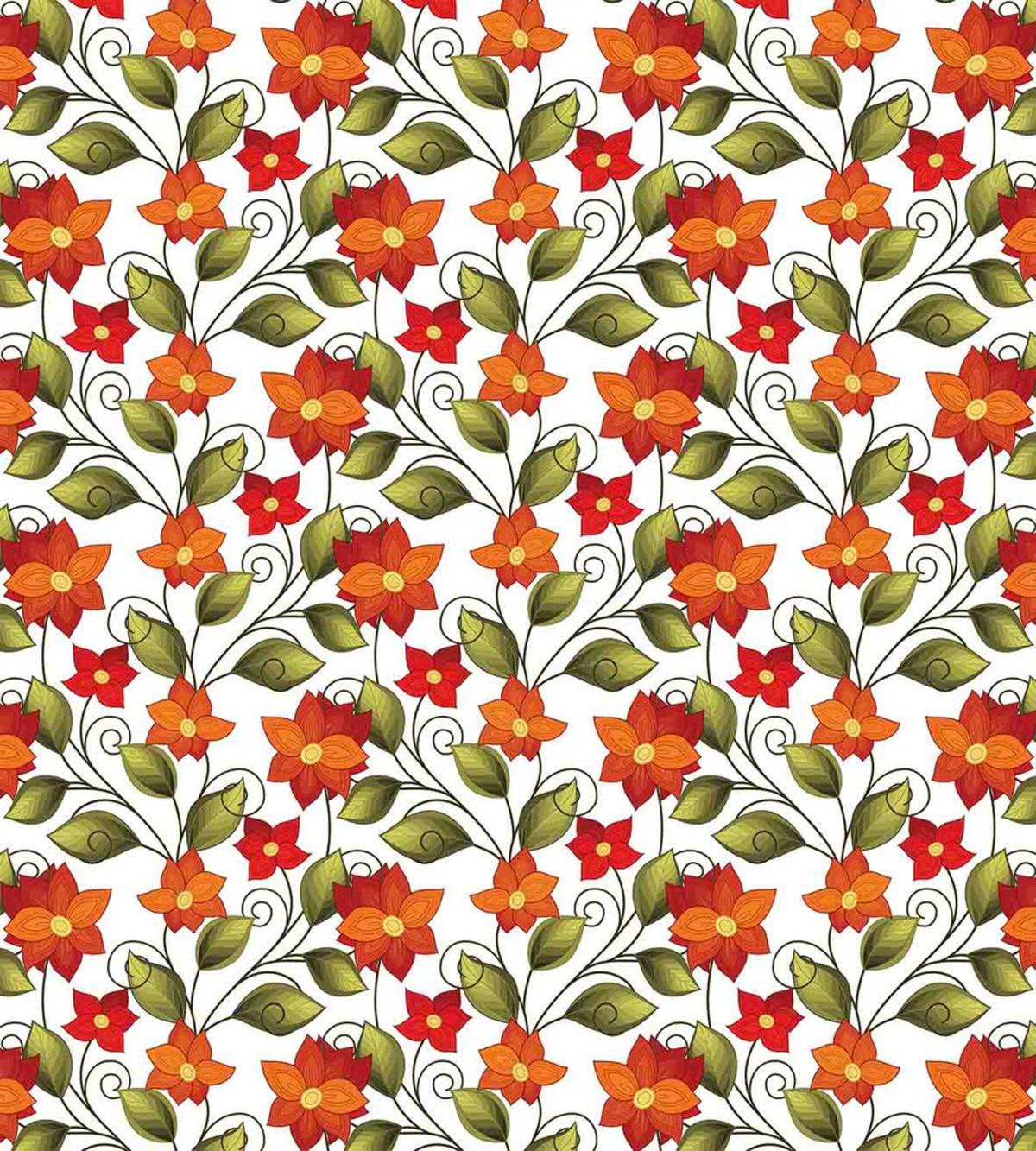 Boho Herbs Lily Nature — Pattern