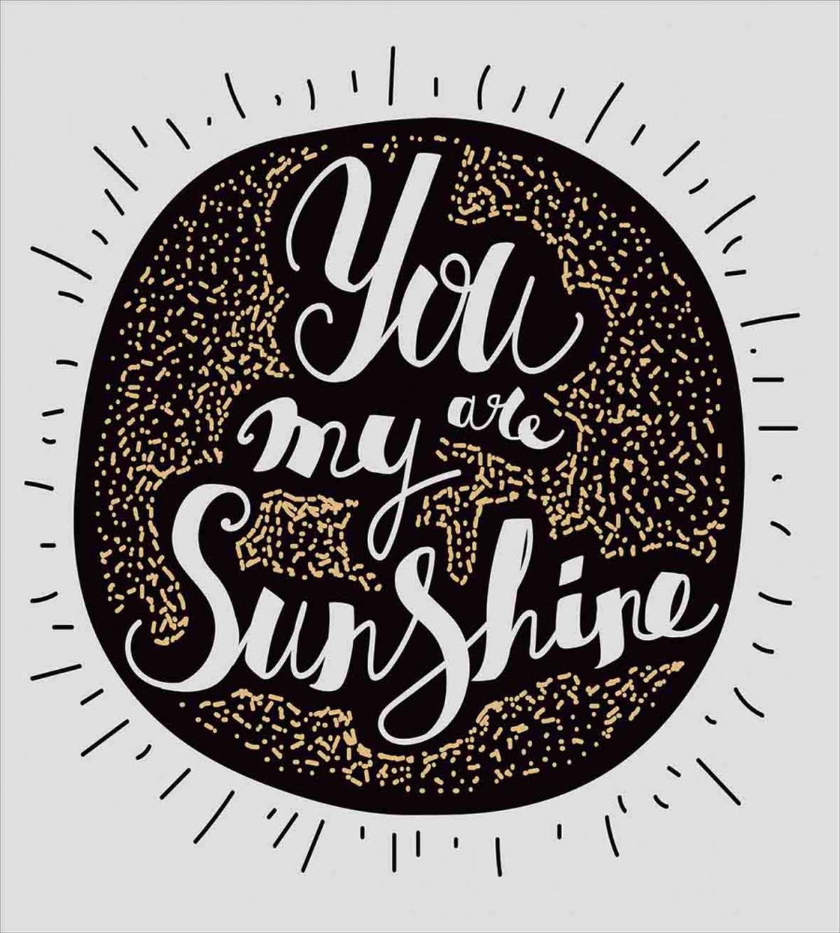 You are My Sunshine Font — Pattern
