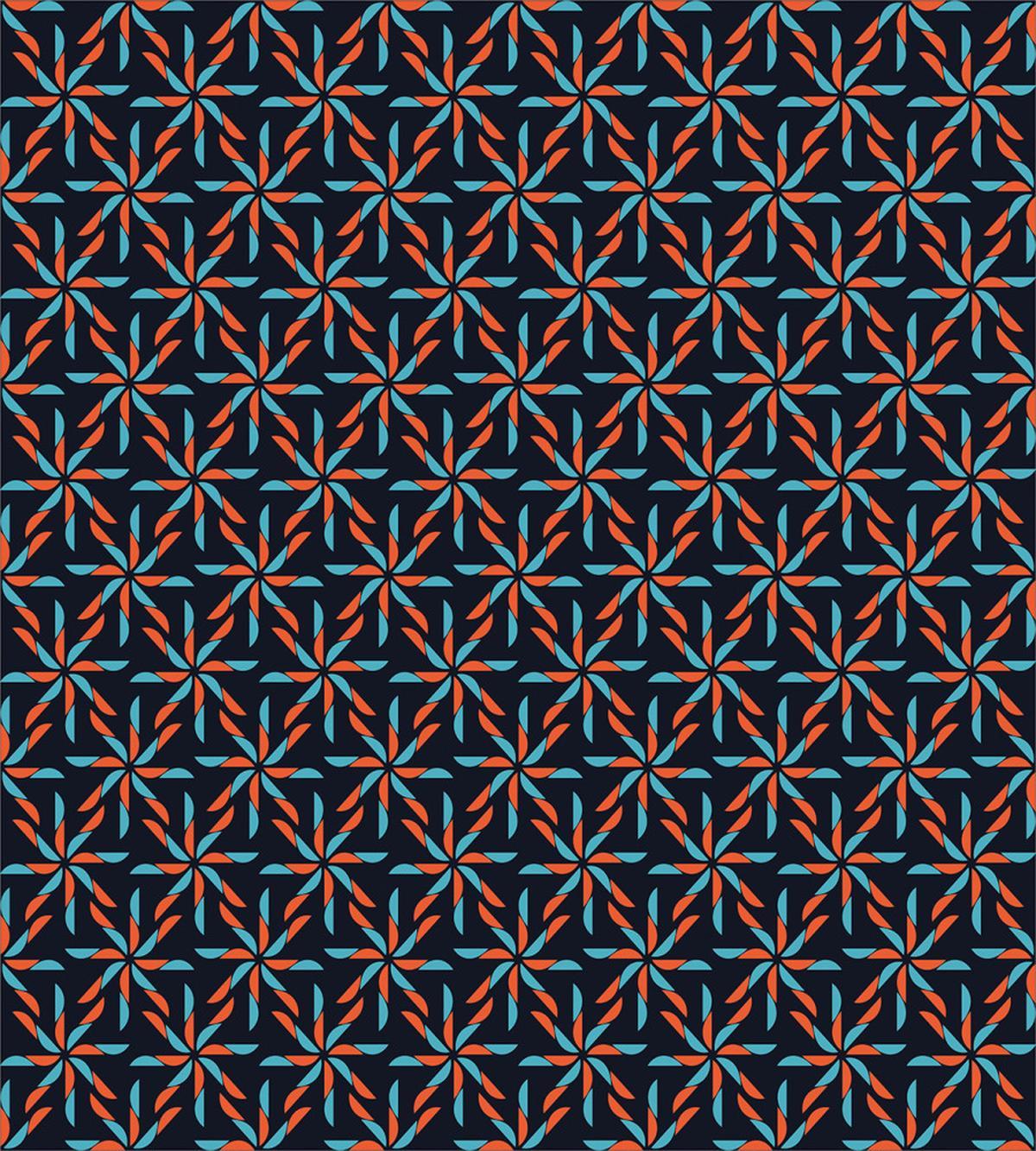 Dark Toned Pinwheel — Pattern