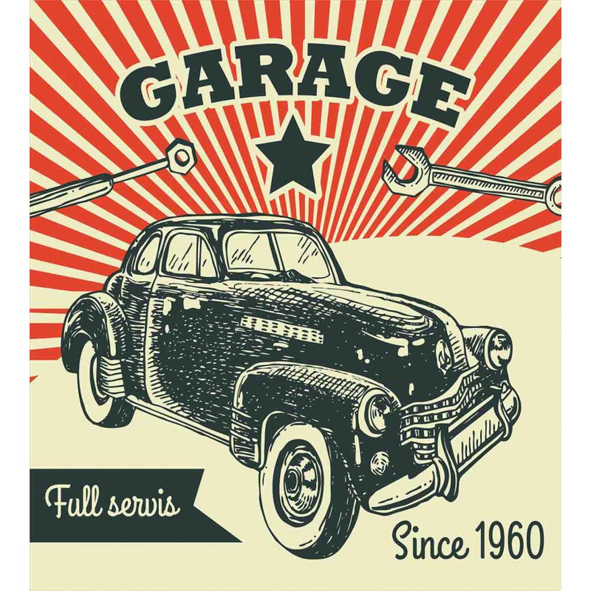 60's Retro Car Pop Art — Pattern