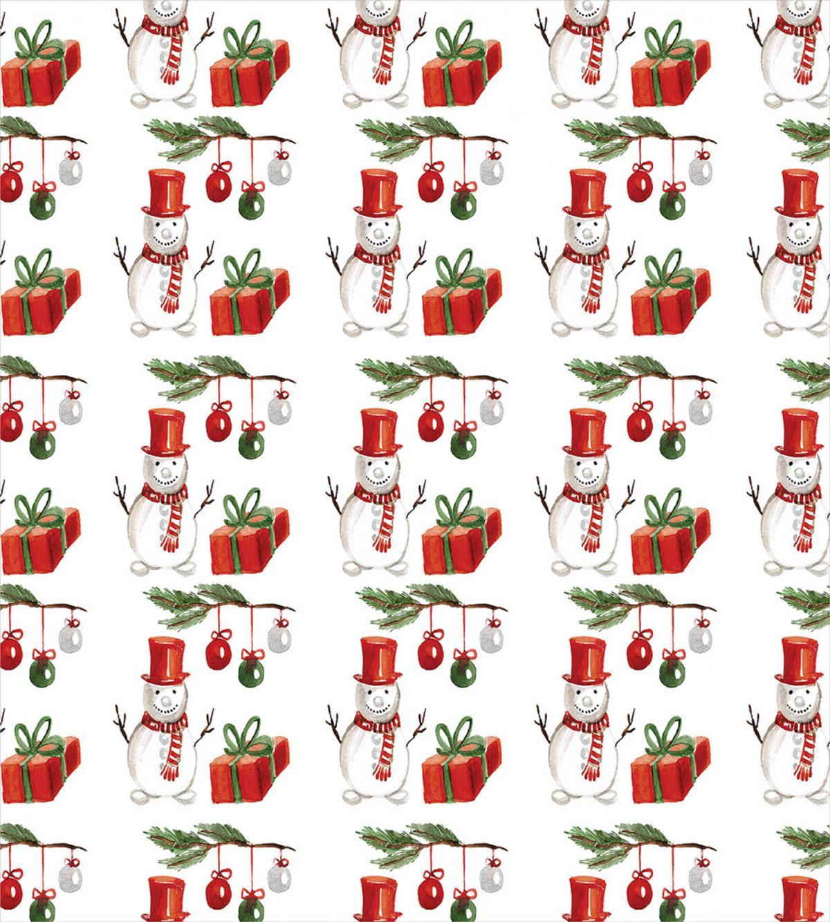 Xmas Motif Gift Box — Pattern