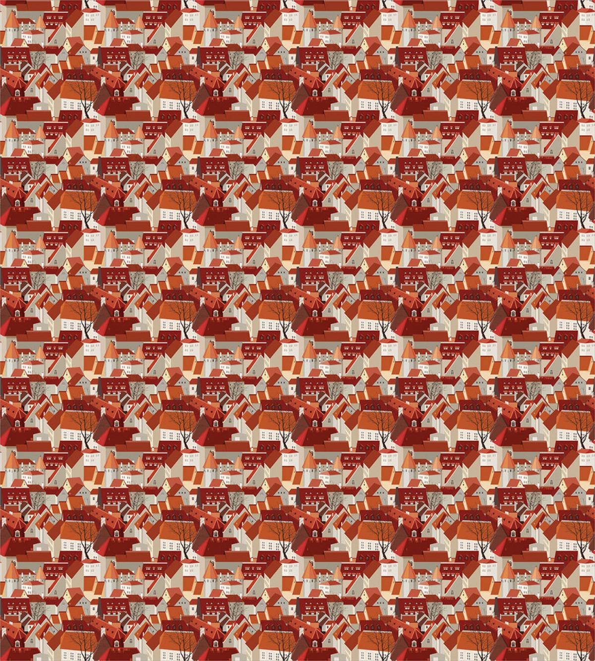 Tile Roof Pattern Urban — Pattern