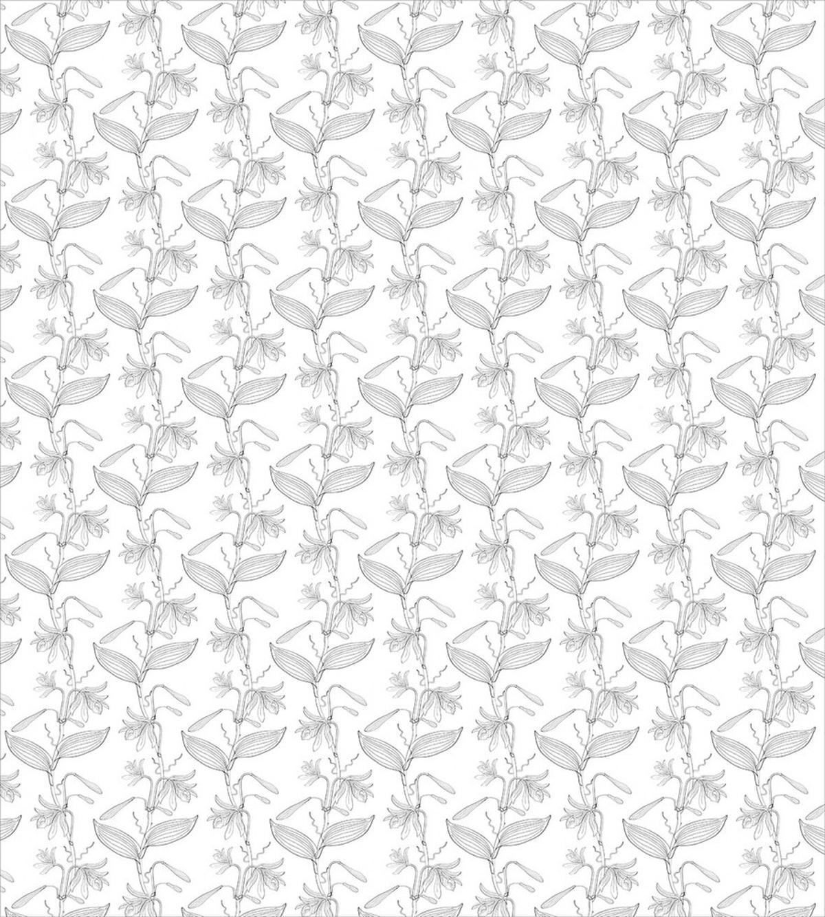 Blossoming Buds Flowers Art — Pattern
