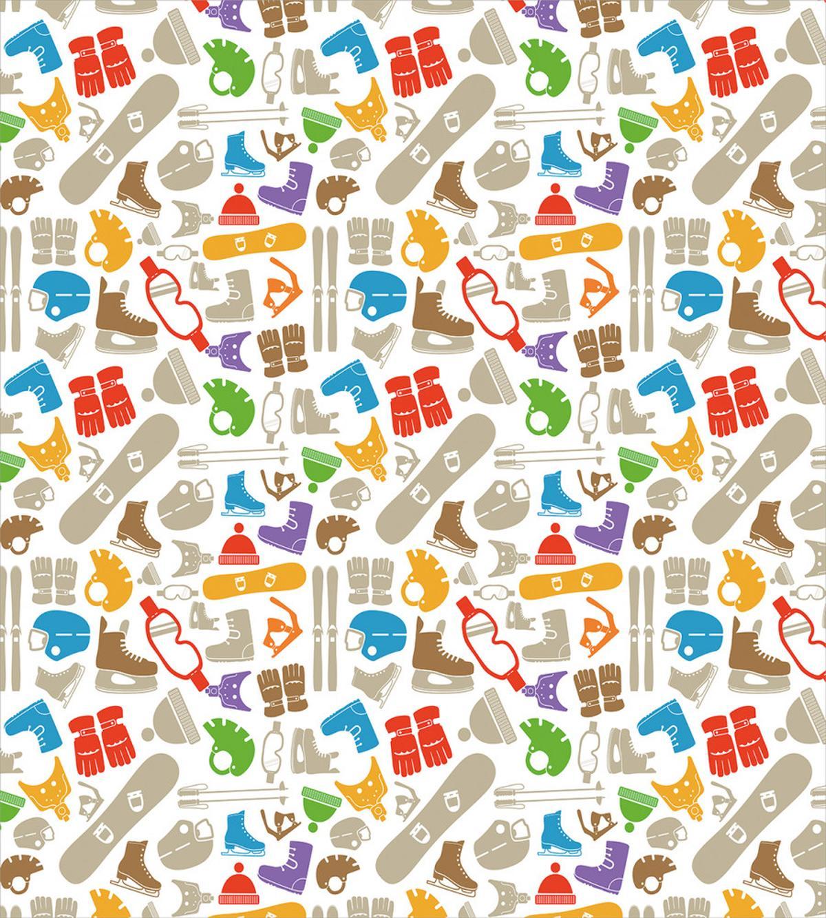 Skates and Gloves Board — Pattern