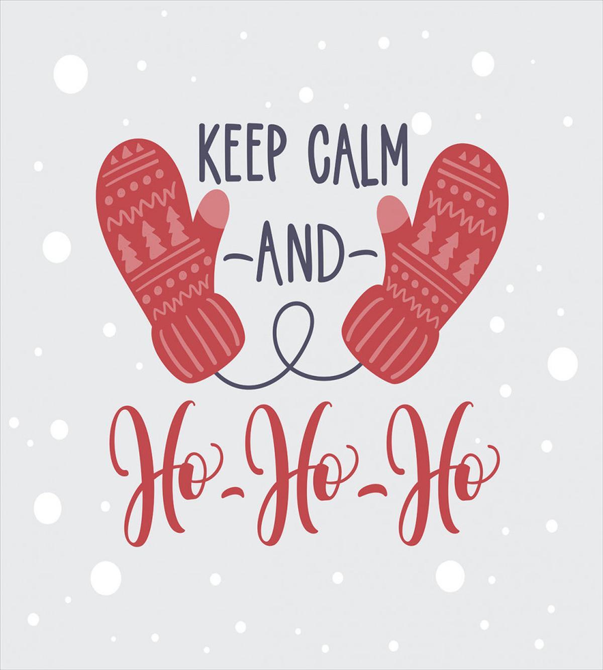 Xmas Fun Words Santa — Pattern