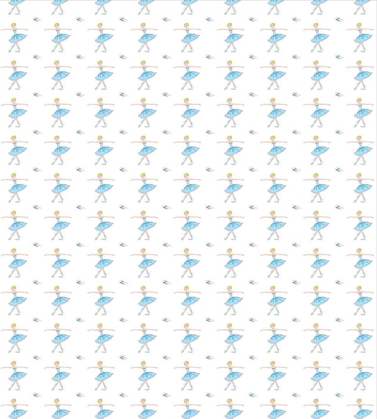 Slim Blonde Girl Motifs — Pattern