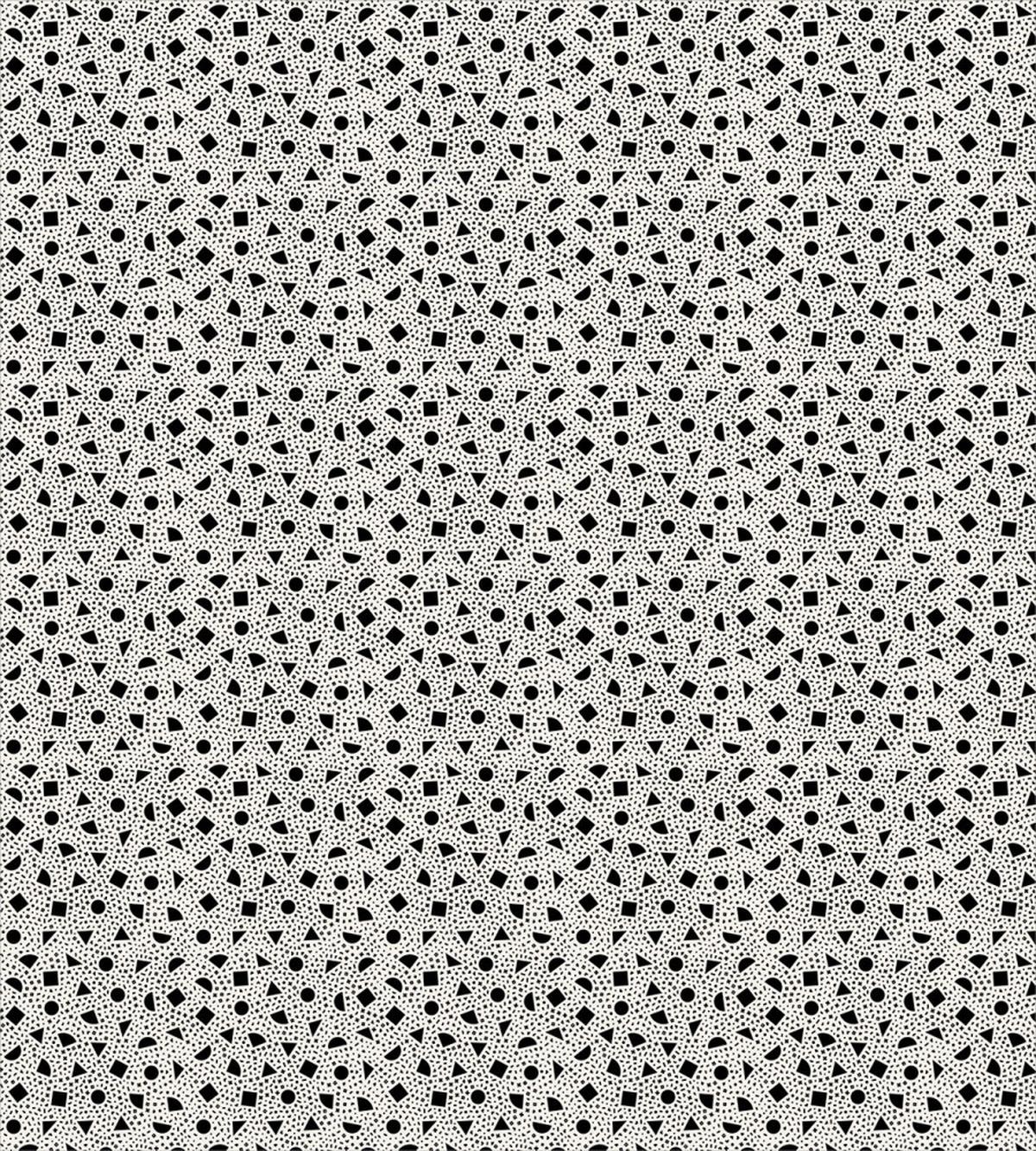 Scattered Geometric Art — Pattern