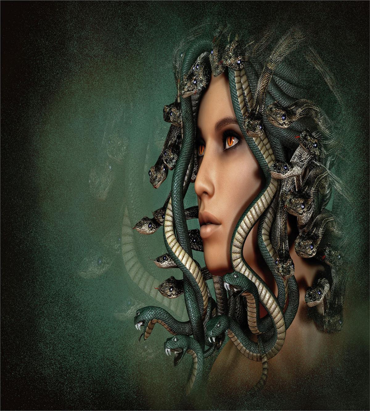 Woman Snakes — Pattern
