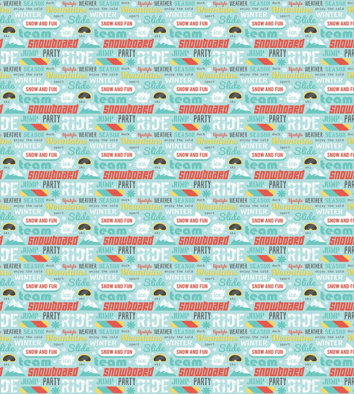 Cold Seasonal Concept Words — Pattern