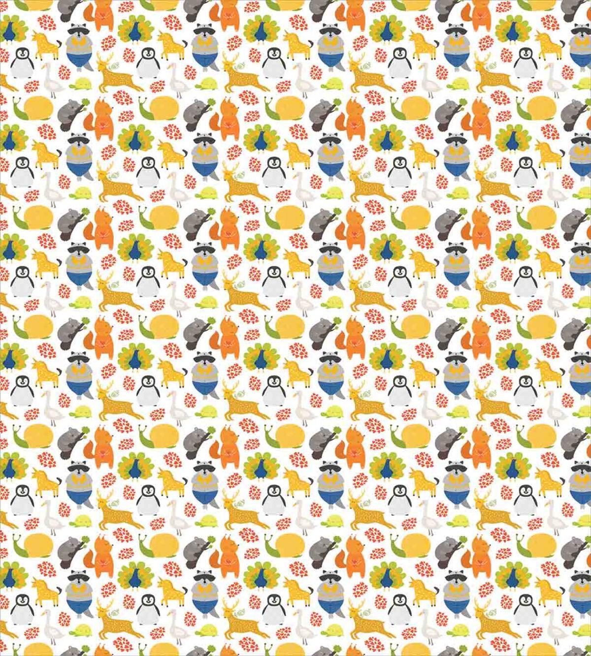 Cartoon Exotic Animals — Pattern