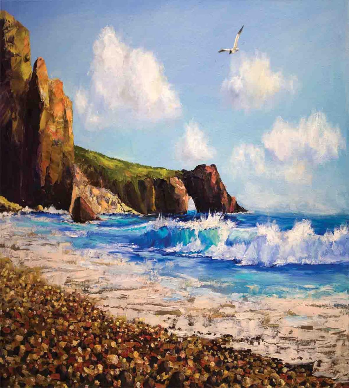 Sea Coast by Beach Rock — Pattern