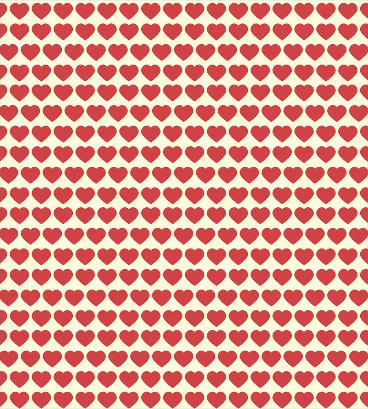 Vibrant Red Hearts — Pattern