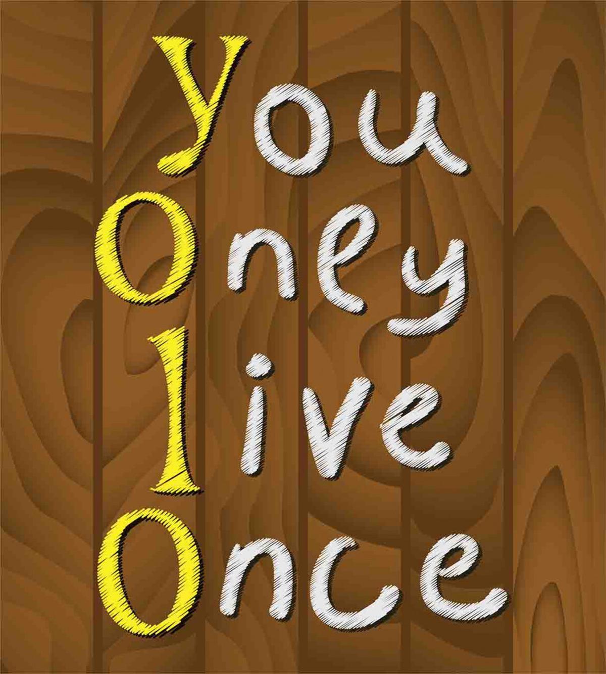 Wooden Rustic Board Words — Pattern