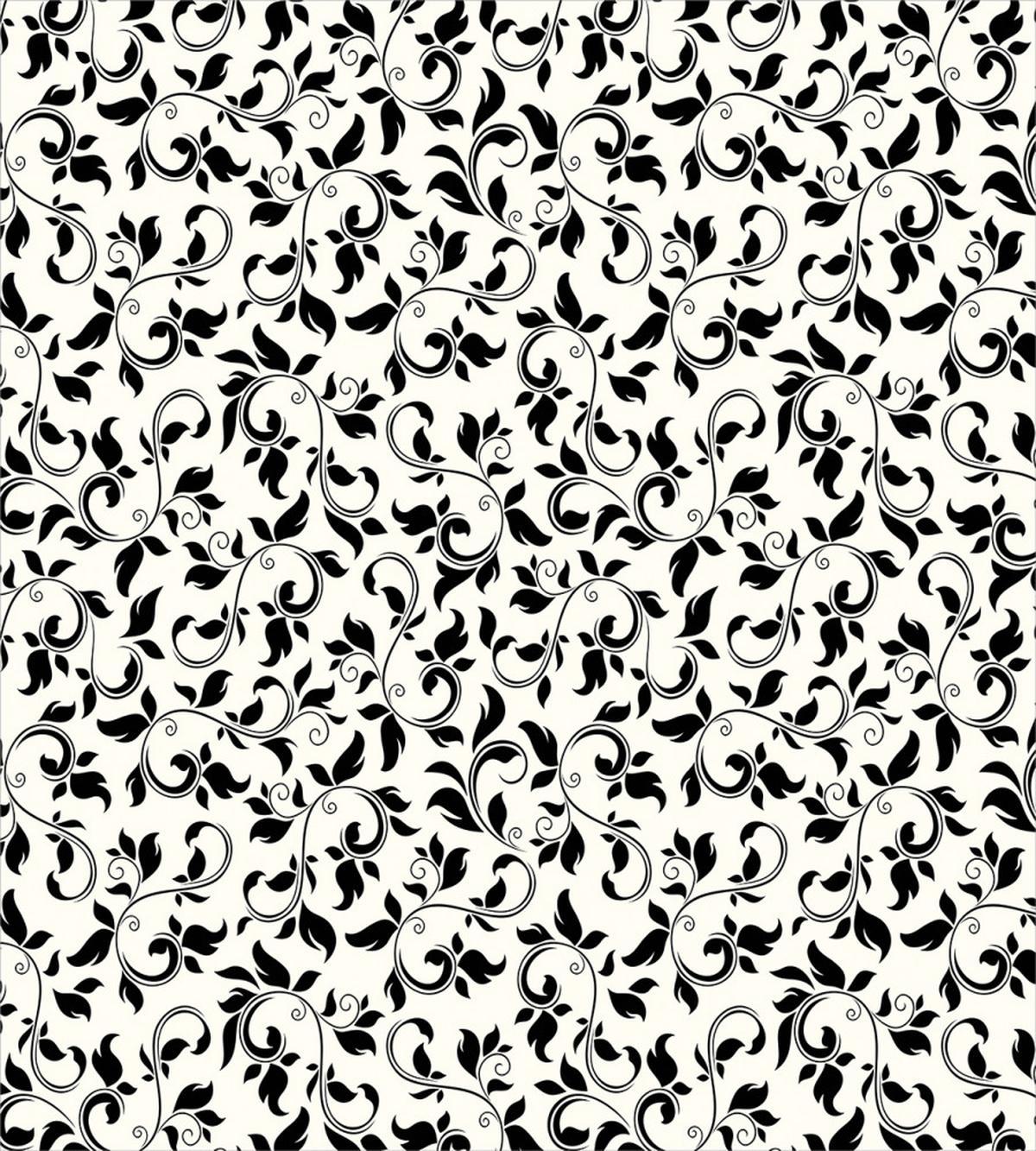 Monochrome Scroll Pattern — Pattern