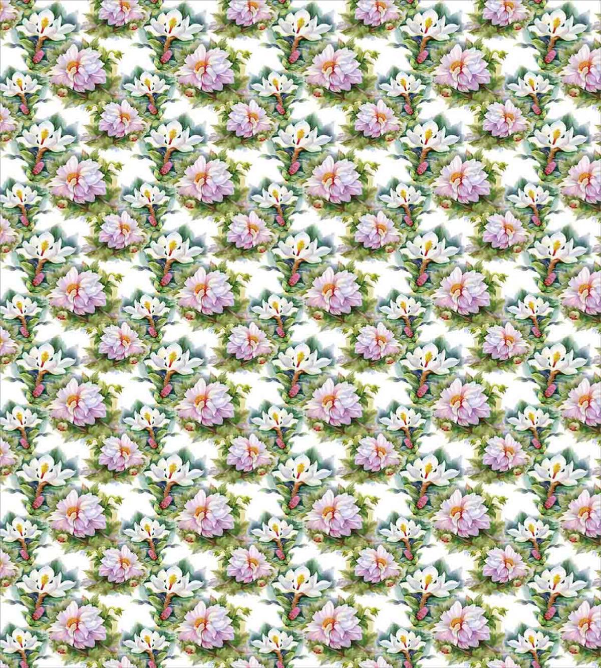 Aquarelle Art Swirly Leaves — Pattern