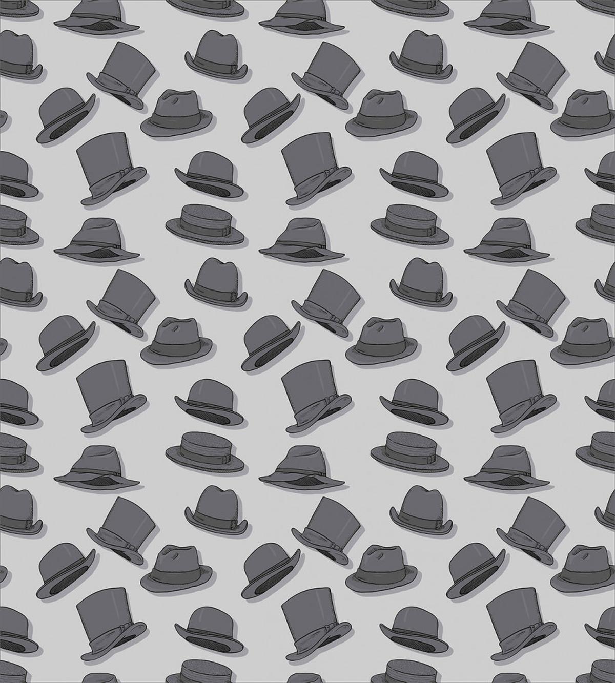 Doodle Drawn Hats — Pattern