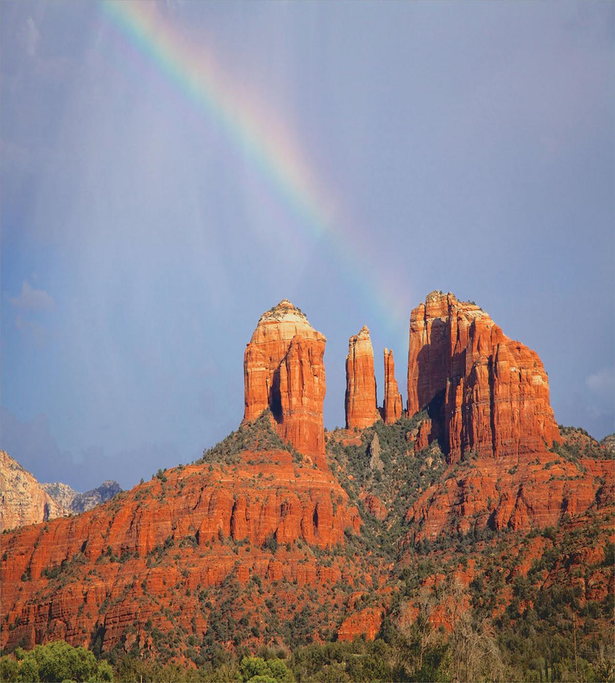 Rainbow Above Grand Canyon — Pattern