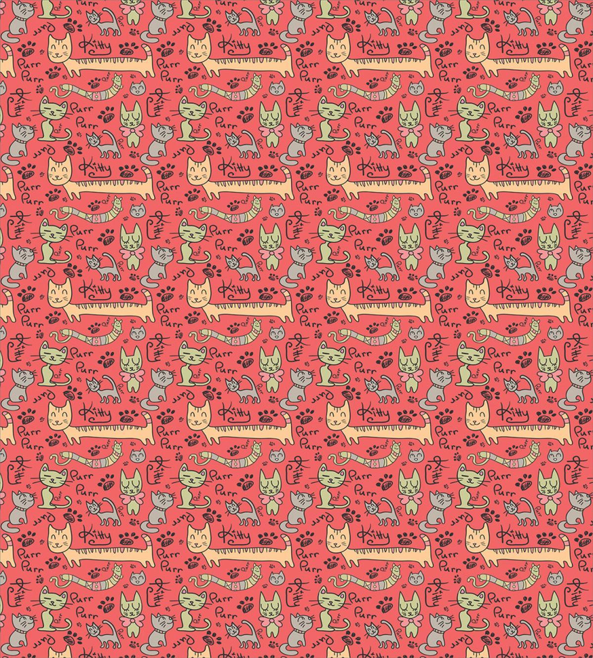 Kitty Doodle Paws Bow Tie — Pattern