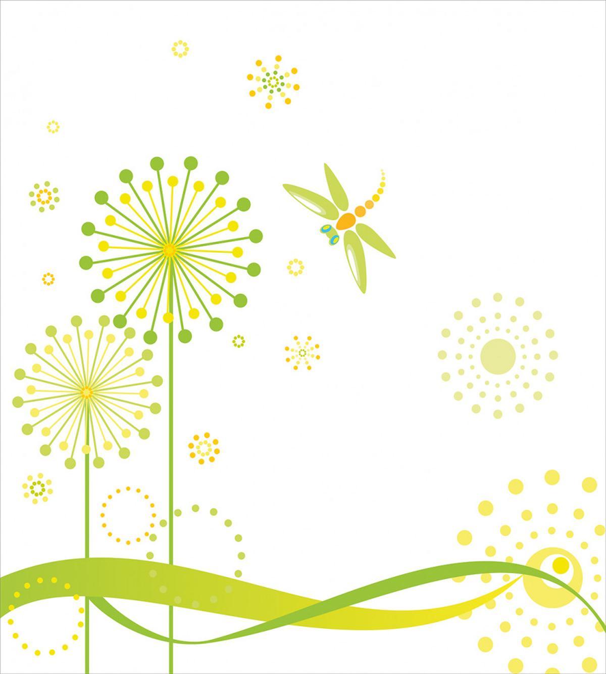 Spring Dandelion Art — Pattern