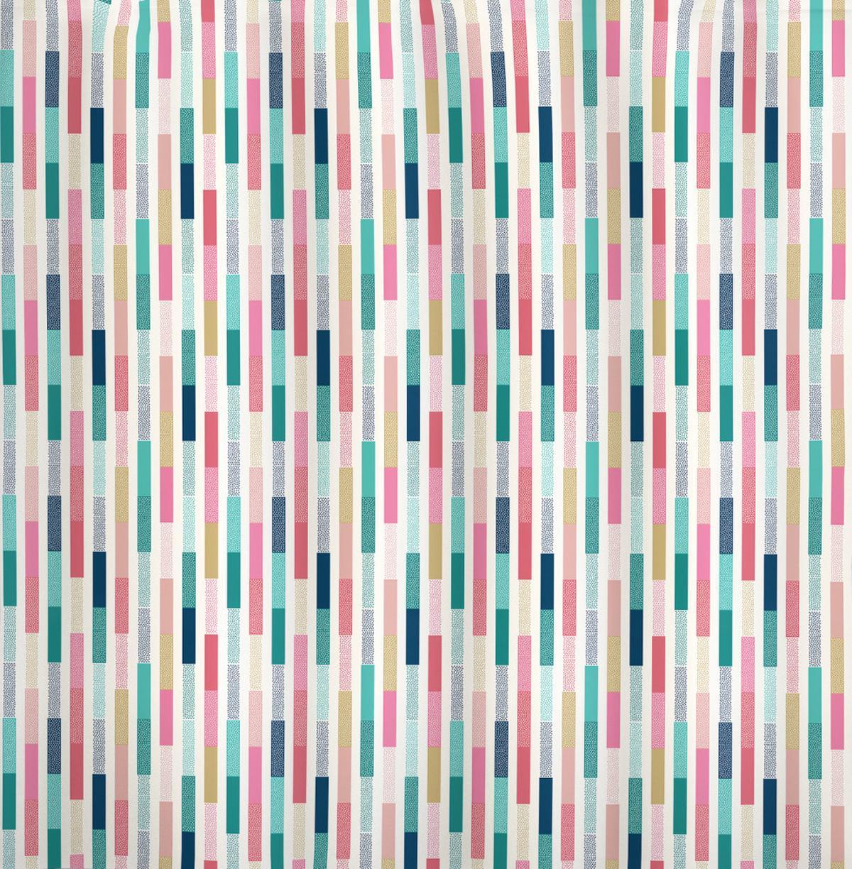 Dotted Bars in Colorful Style — Pattern
