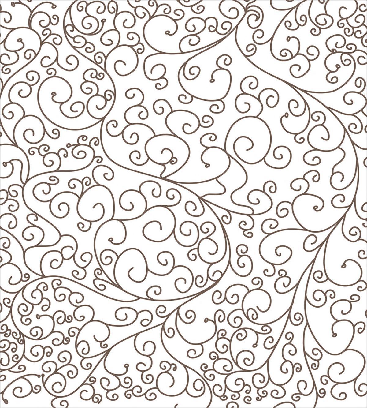 Swirling Lines Monochrome — Pattern
