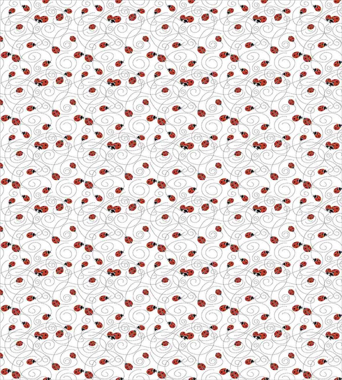 Bugs Dashed Spirals — Pattern